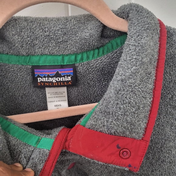 Patagonia Men's Synchilla Snap T Fleece Pullover XL - Picture 5 of 6
